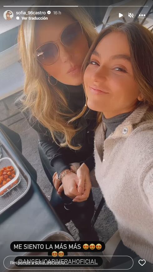Angélica Rivera y Sofía Castro/Instagram