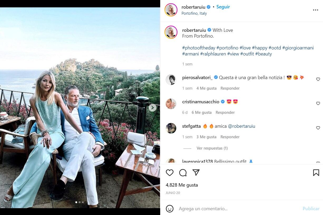 El empresario Elías Sacal presume nueva novia: la excantante Roberta Ruiu
