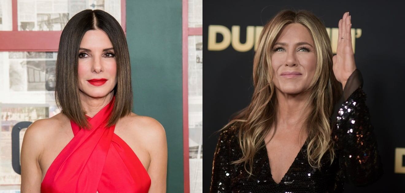 VIDEO:  El polémico beso de Jennifer Aniston y Sandra Bullock 