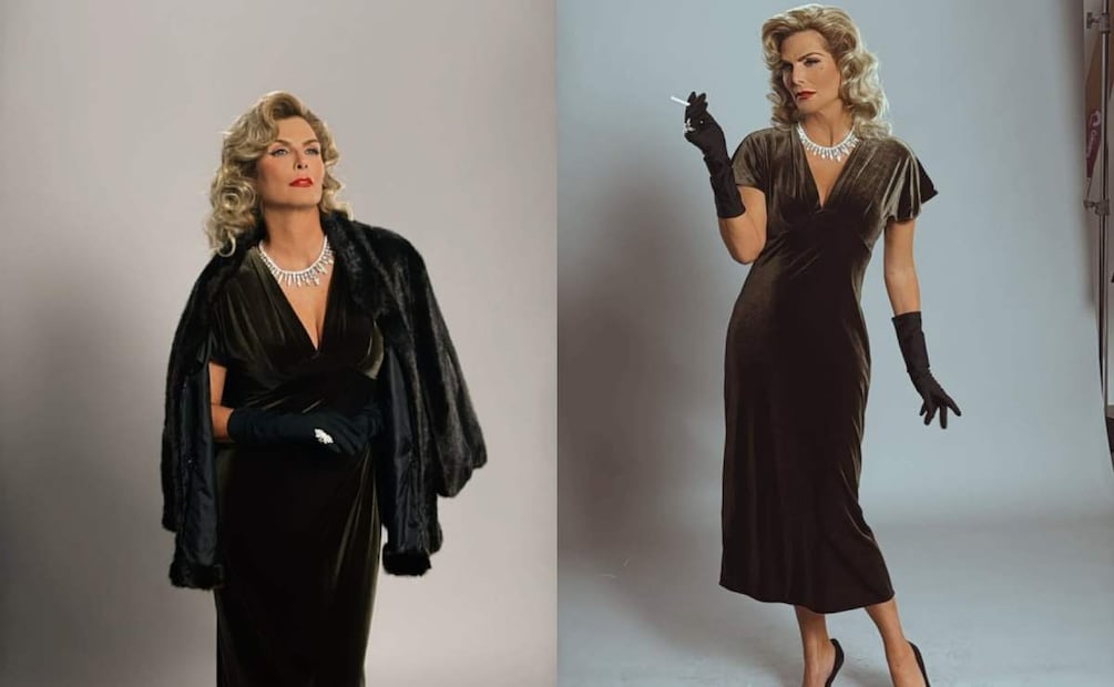 Montserrat Oliver se caracterizó como Miroslava Stern / Foto: Instagram  @montserrat333