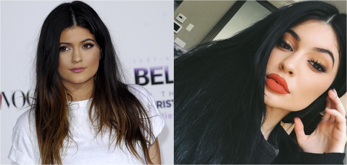 <p>Kylie es la reina del `botox lip´, gracias a ello tiene una línea de labiales. <strong>(FOTOS: Archivo e Instagram)</strong></p>
