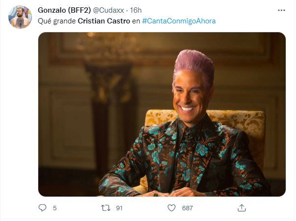 Cristian Castro sorprende con extravagante traje Dolce & Gabbana y pelo naranja