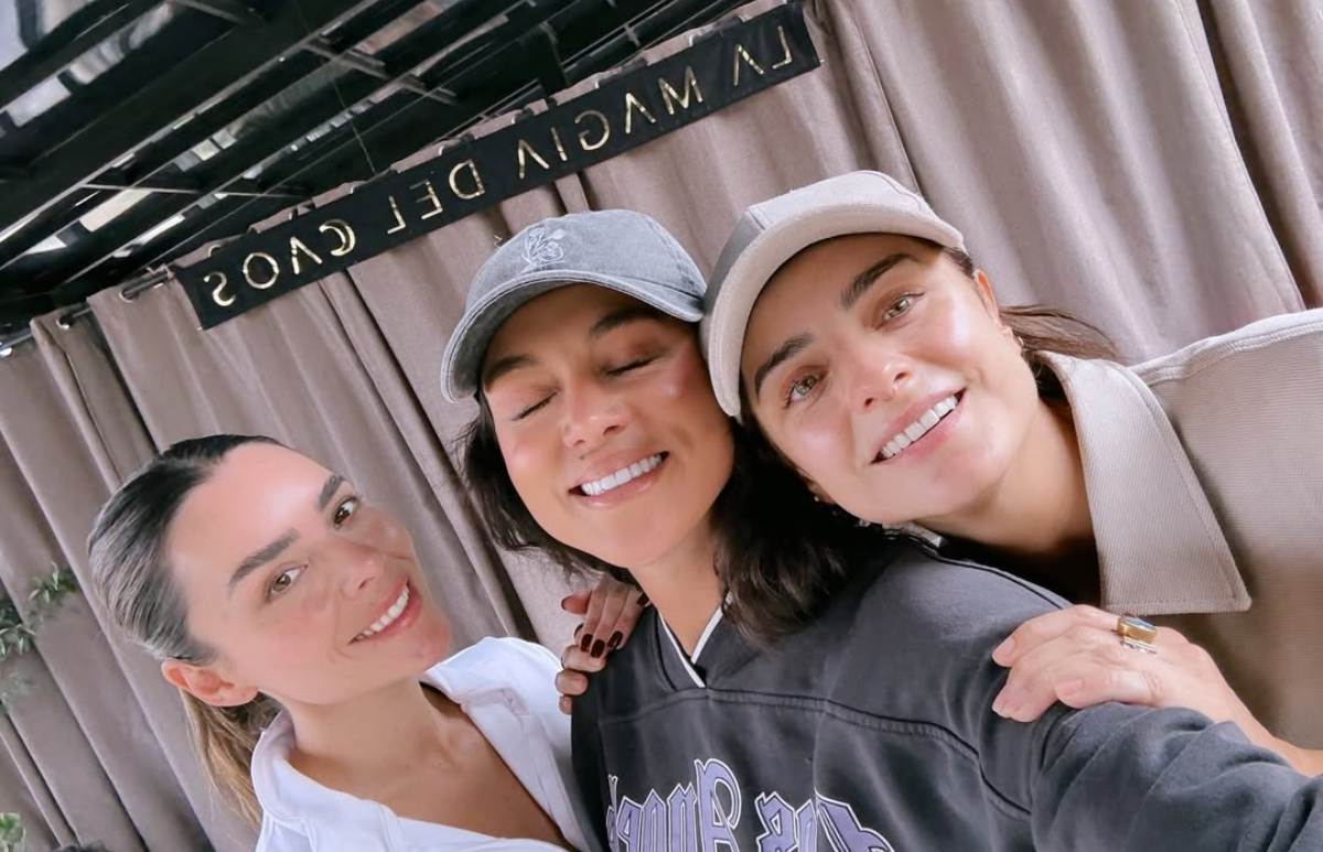 Cecil Azcona, Jessica Marmolejo y Aislinn Derbez / Foto: Instagram @marmolviejo