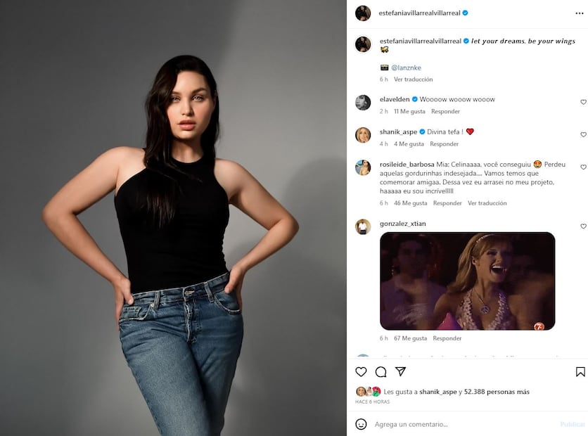 Estefanía Villarreral tiene 36 años / Instagram