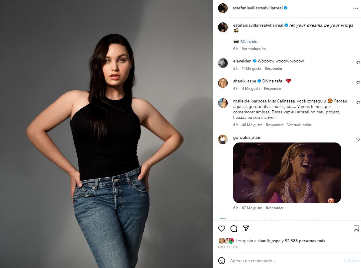 Estefanía Villarreral tiene 36 años / Instagram