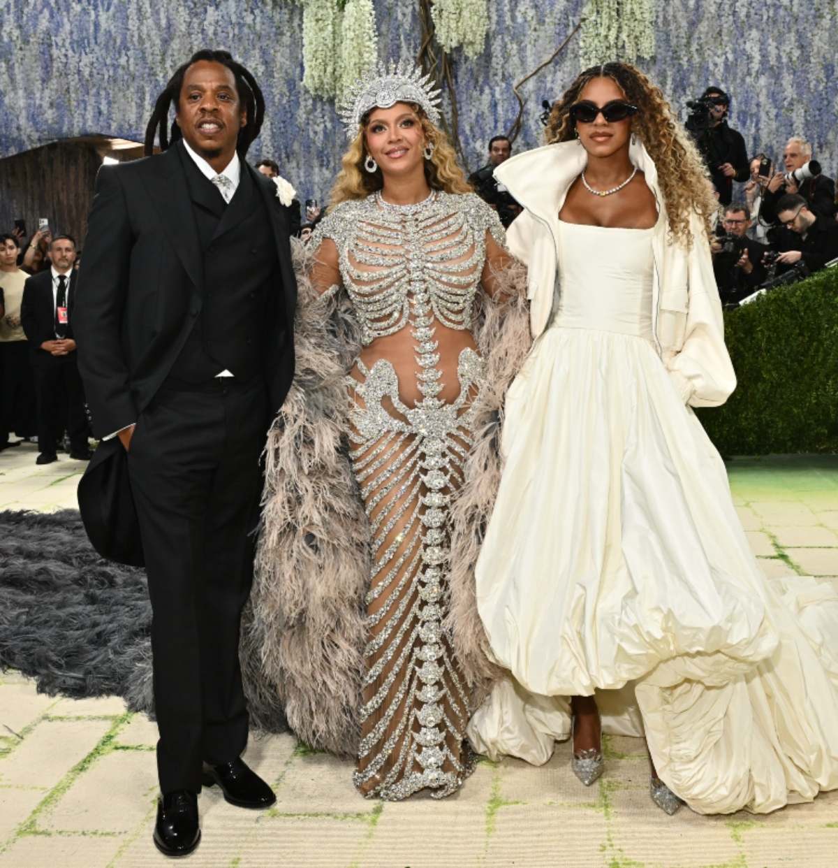 Jay-Z, Beyoncé y Blue Ivy / Foto: AP
