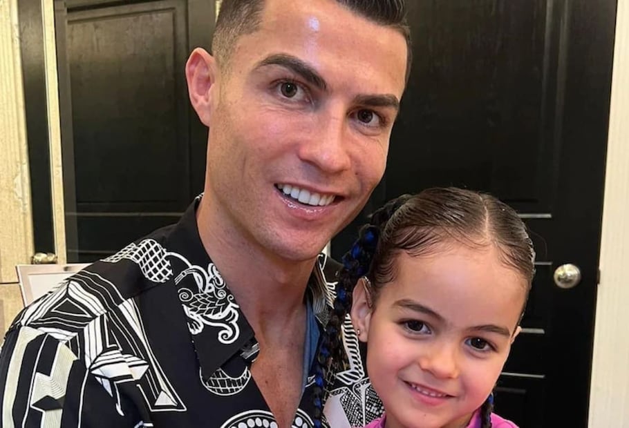 Cristiano Ronaldo junto a su hija Alana Martina / Foto: Instagram