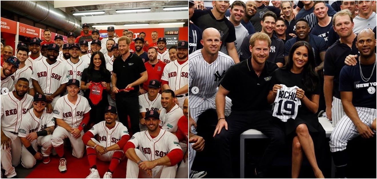 El look de Meghan Markle en el partido de béisbol de los Boston Red Sox contra los New York Yankees 