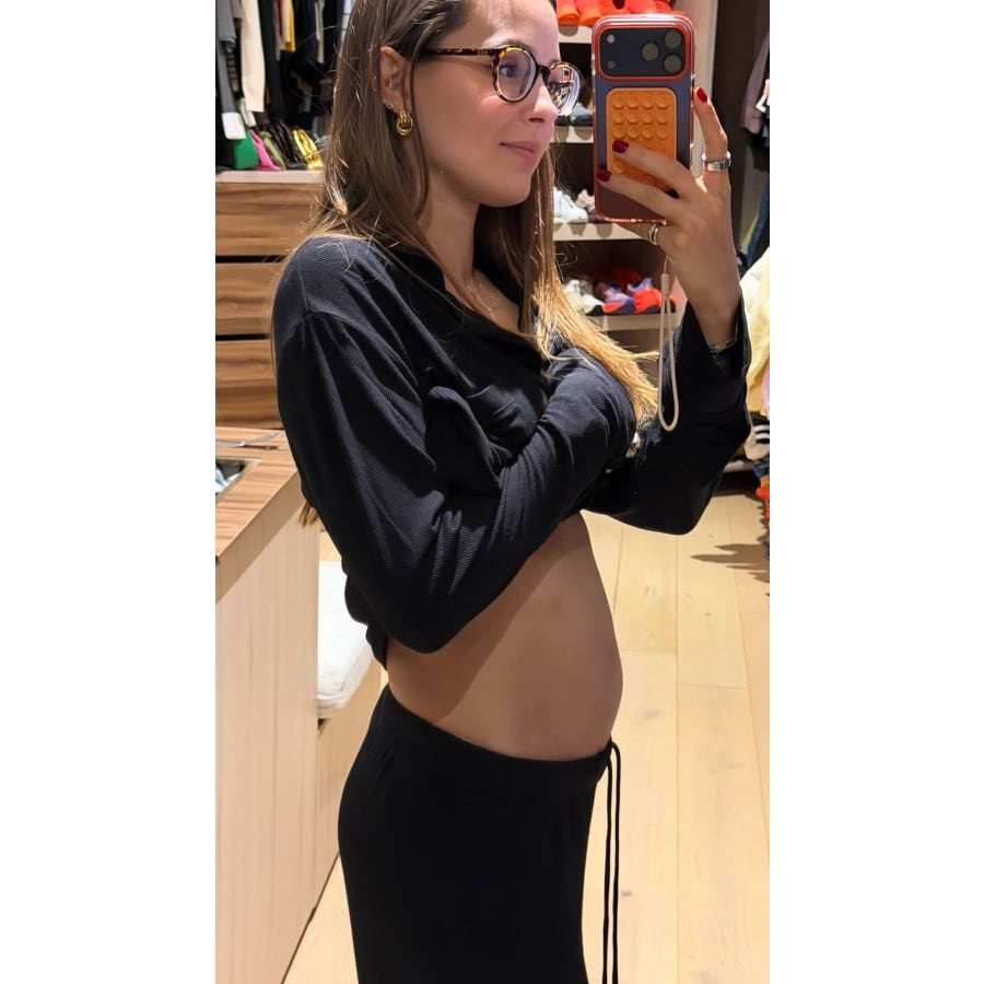 Mariana Rodríguez luce la 'baby bump' de su tercer embarazo / Foto: Instagram