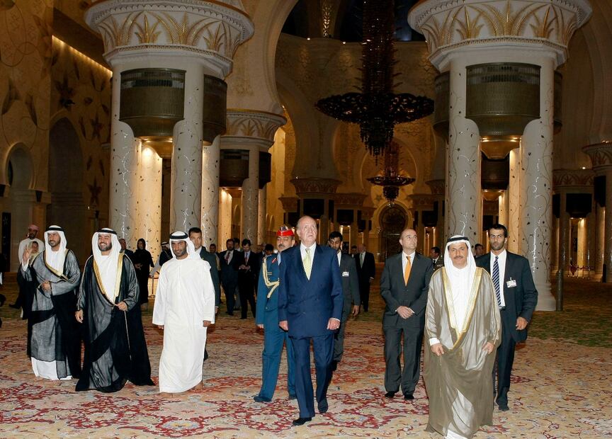 La amistad de Juan Carlos I de España y el príncipe heredero de Abu Dabi