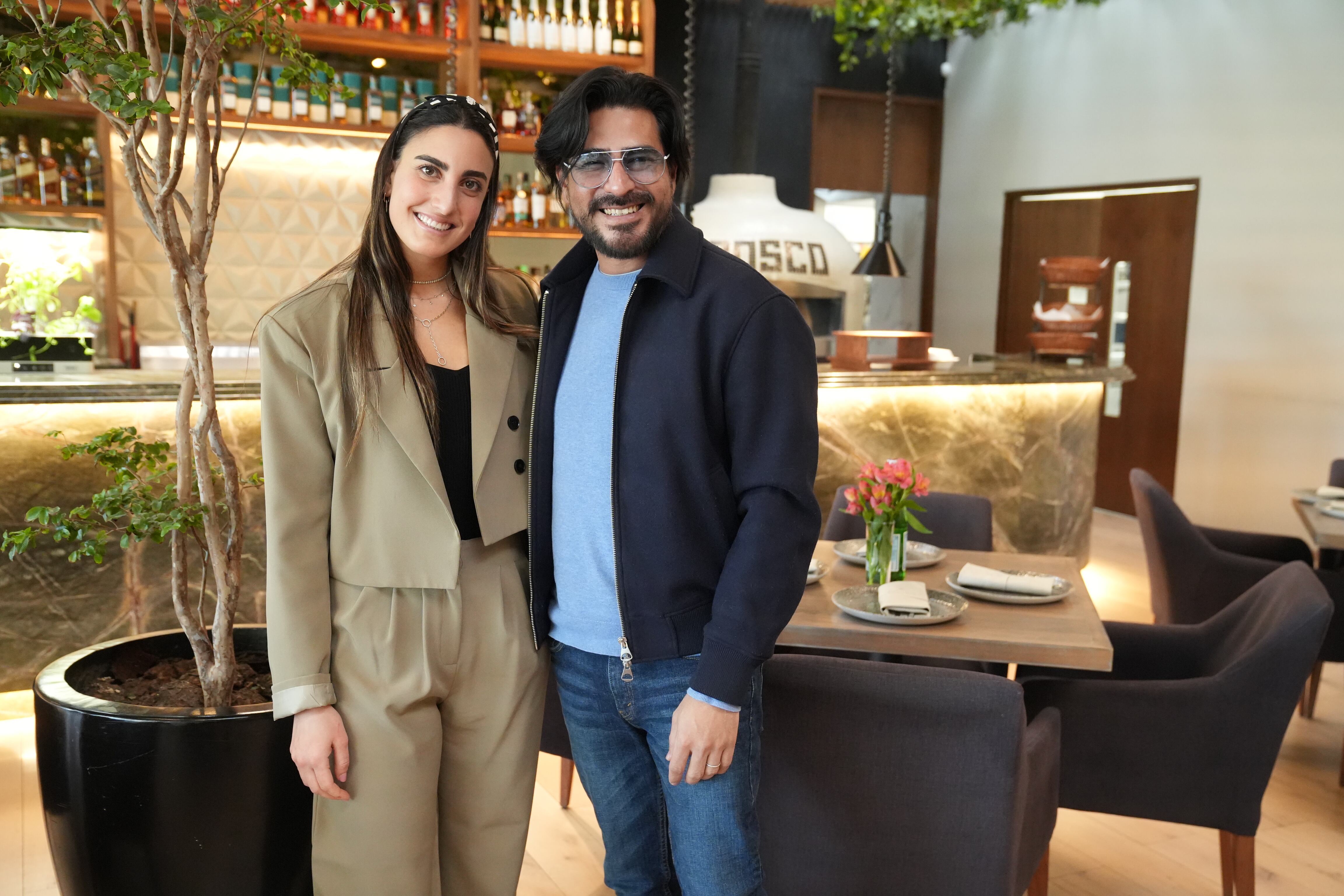 Nathaly Saba y Eddie. (Foto: Héptor Arjona)