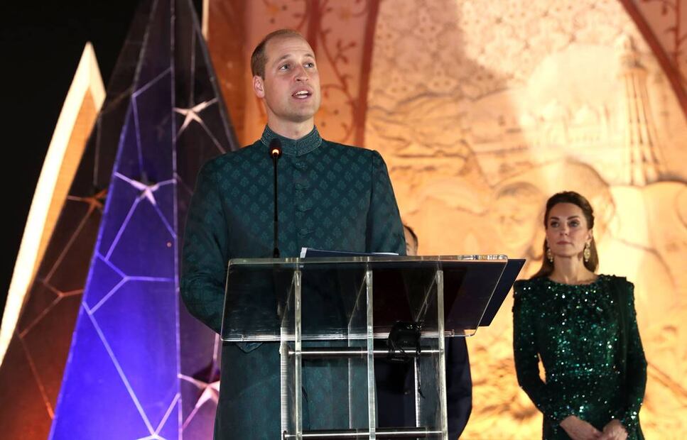 Como de Las Mil y una Noches, Kate Middleton y el príncipe William en su visita en Pakistán
