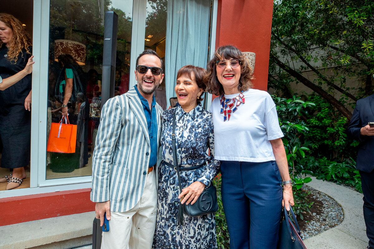 Óscar Madrazo, Paty Chapoy y Mónica Garza. (Foto: Leonardo Gómez)
