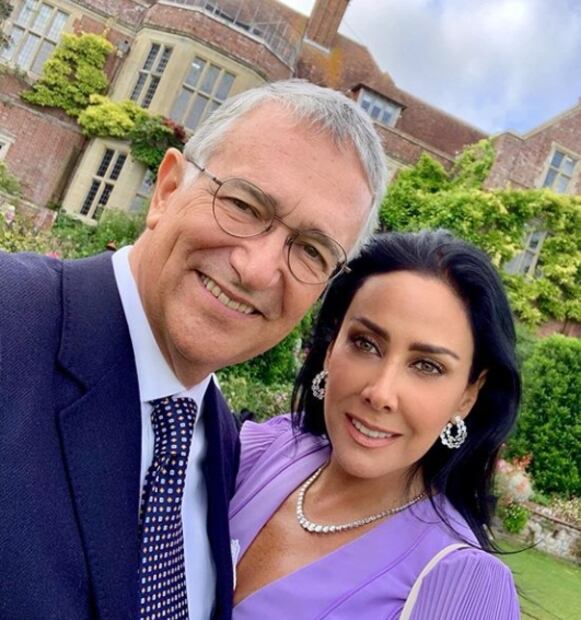 Ricardo Salinas Pliego y María Laura Salinas en el festival de ópera Glyndebourne