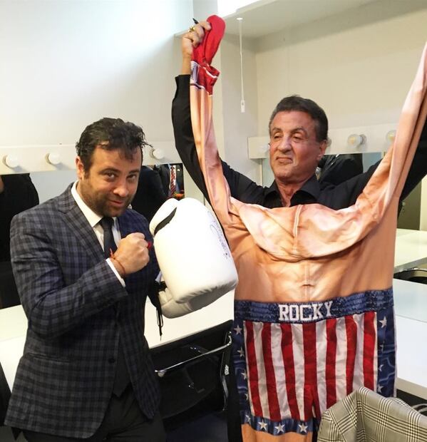 Carlos Slim le da un "gancho" a Sylvester Stallone