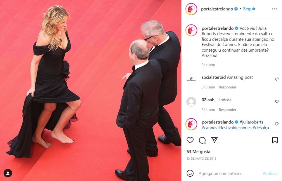 Festival de Cannes: 7 llamativos looks a lo largo de los años