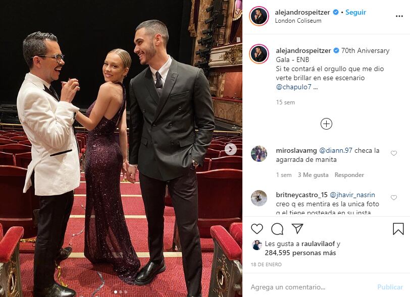 El romántico mensaje de Alejandro Speitzer para Ester Expósito