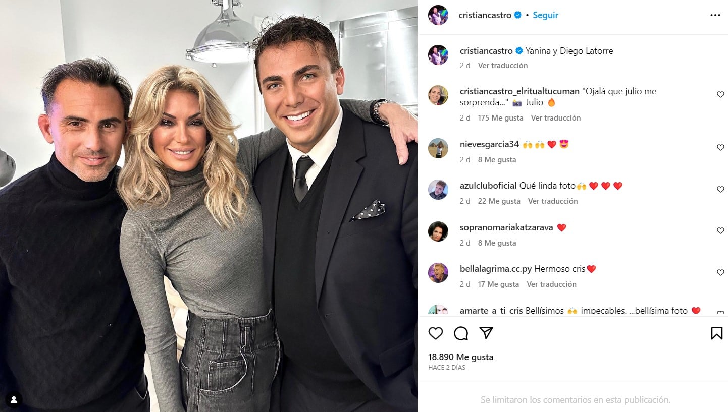 Cristian Castro levanta polémica por esta foto / Instagram
