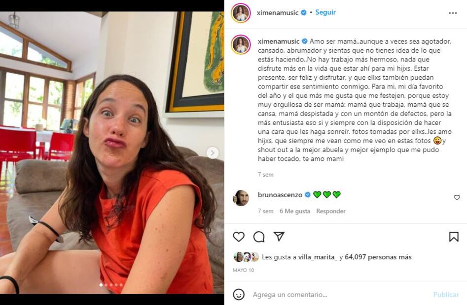 Ximena Sariñana se recupera en casa tras ser intervenida quirúrgicamente de emergencia