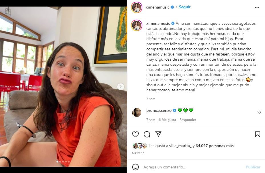 Ximena Sariñana se recupera en casa tras ser intervenida quirúrgicamente de emergencia