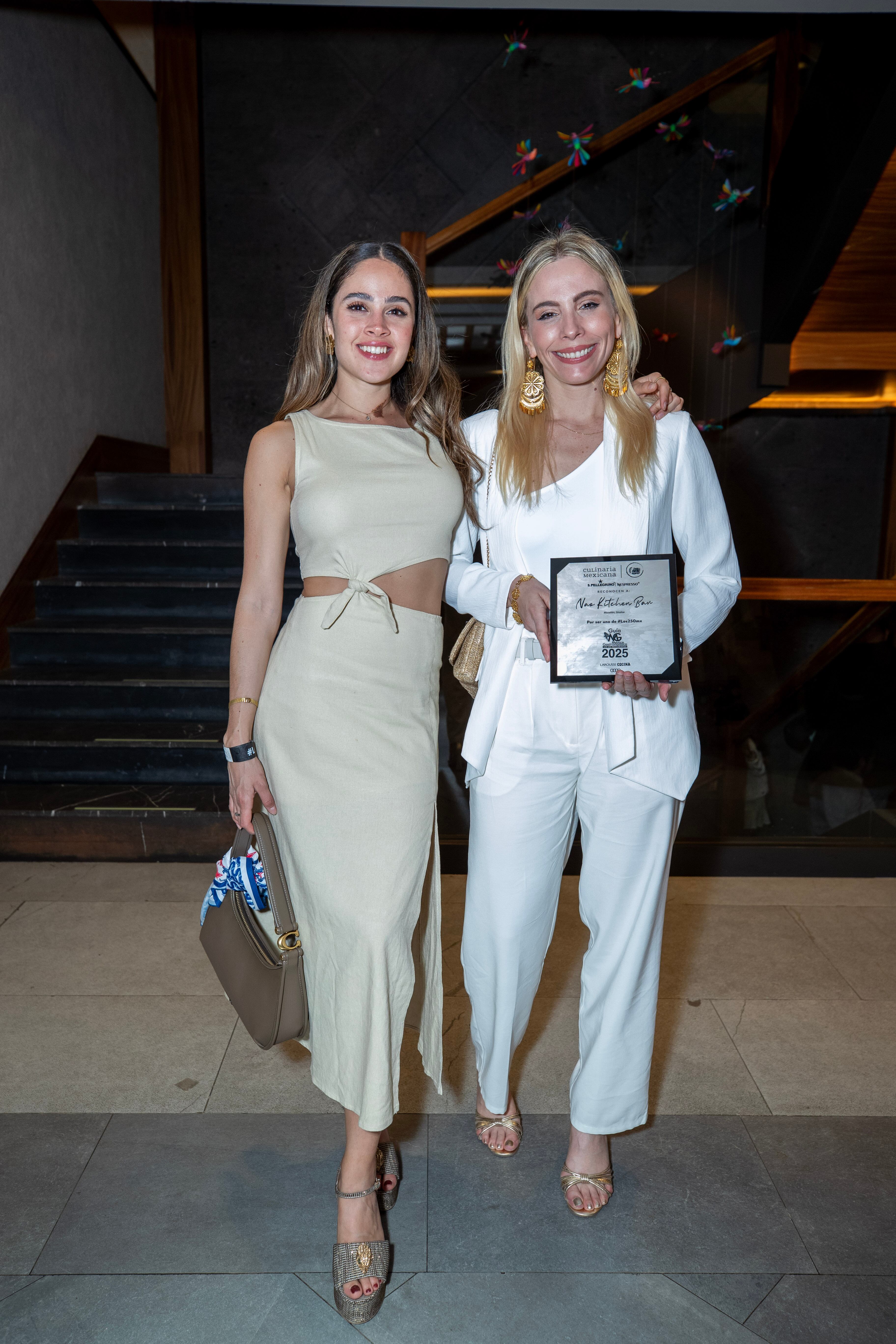 Regina López y Andrea Lizárraga. (Foto: Edgar Silva Fuentes)
