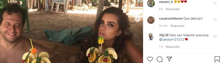 Así es felicitado el hijo de AMLO por su novia Carolyn Adams este 14 de febrero