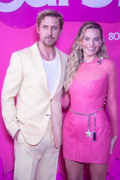 Ryan Gosling y Margot Robbie en México / EFE