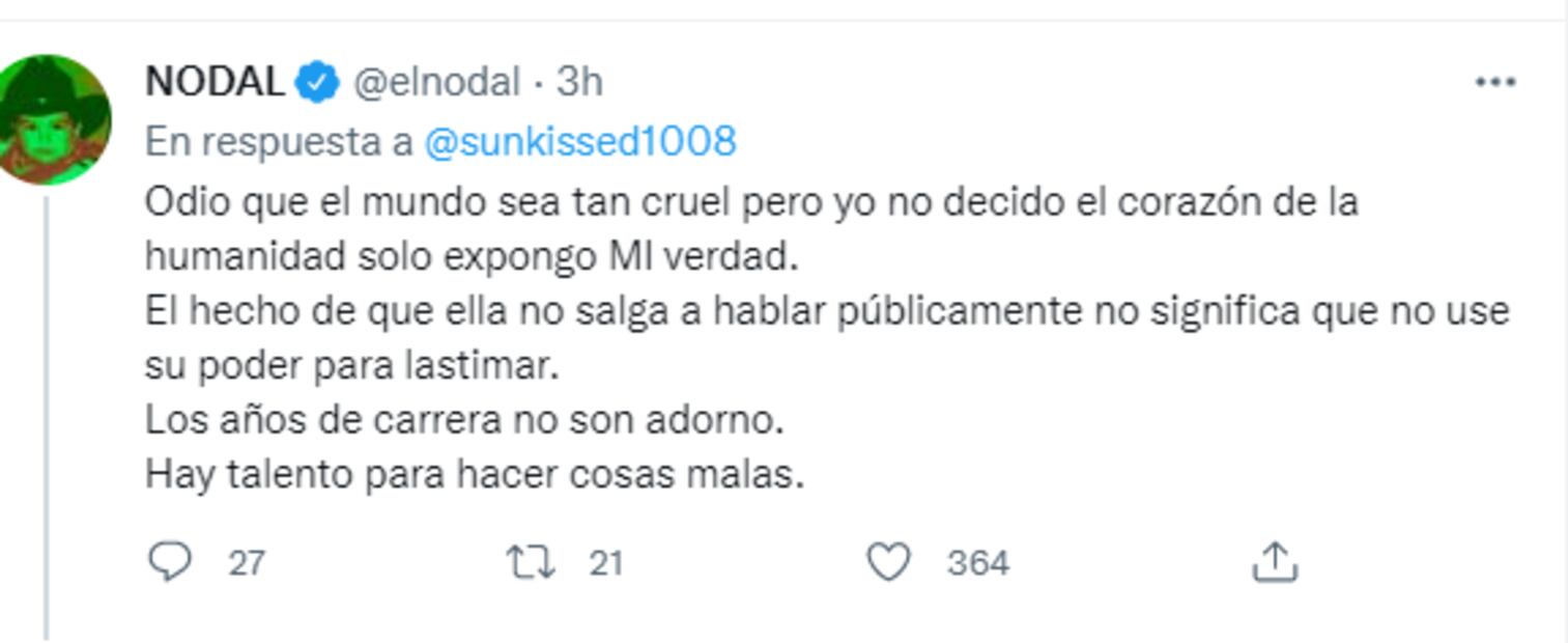 Las contundentes declaraciones de Christian Nodal sobre el caso Belinda