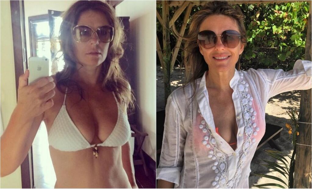 Liz Hurley presume cuerpazo a sus 50 años 
