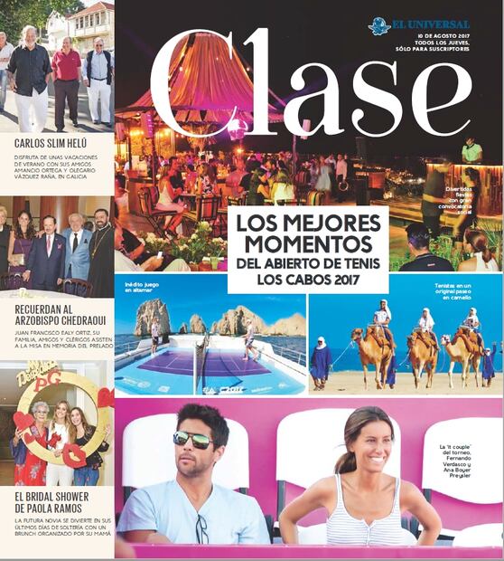 PORTADA: Lo mejor del Abierto de Tenis de Los Cabos