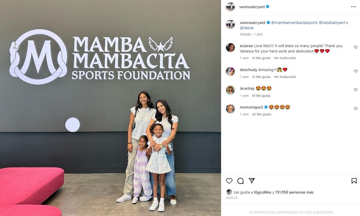 Instagram: @vanessabryant