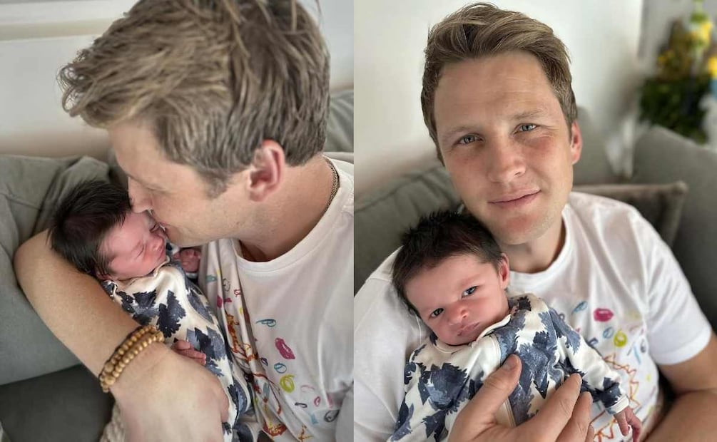 Alexander Acha junto a su hijo André / Fotos: Instagram