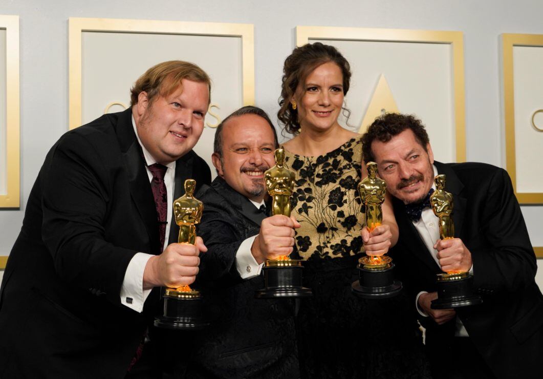 Mexicanos se llevan el Oscar 2021 por "Sound of Metal" 