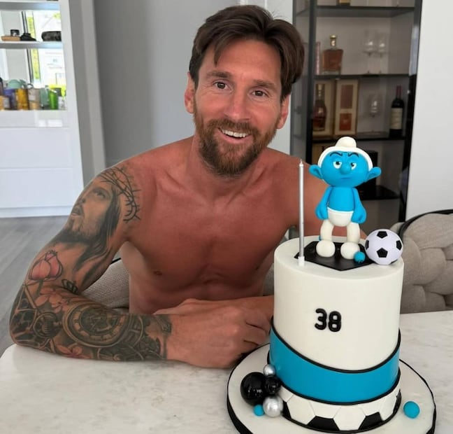 Lionel Messi festejó su cumpleaños 38 / Foto: Instagram @antonelaroccuzzo