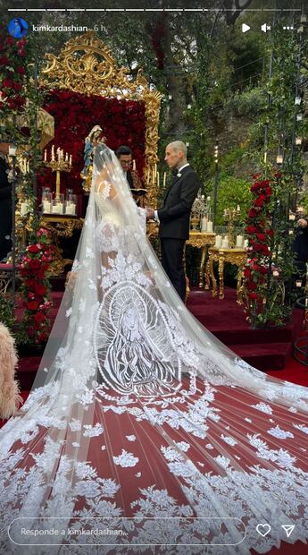 Kourtney Kardashian y Travis Barker: este es el significado del vestido de novia