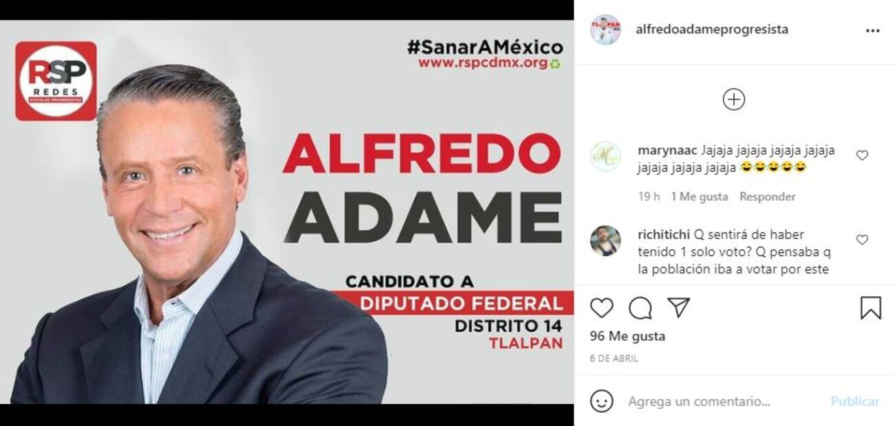 Alfredo Adame arremete contra Rocío Banquells y Gustavo Adolfo Infante