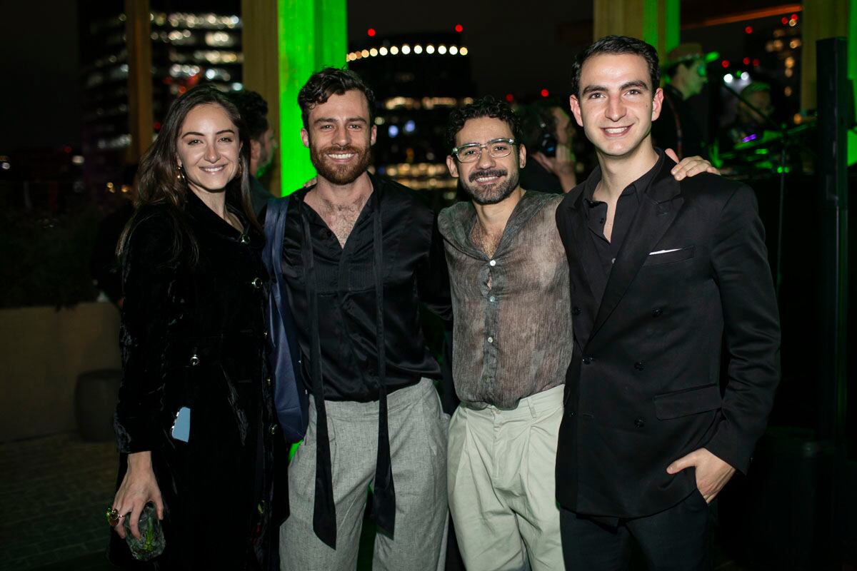 Andrea Selmen, Cristian Mariani, Ricardo Garduño y David Samra. (Foto: Esteban Torreblanca)