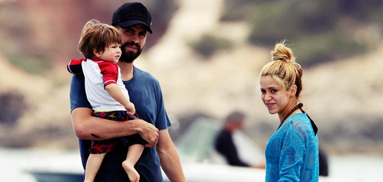 <p>Sasha ya tiene año y medio y cada vez se parece más a su papá Gerard Piqué.<strong> (Fotos: Archivo e Instagram)</strong></p>
