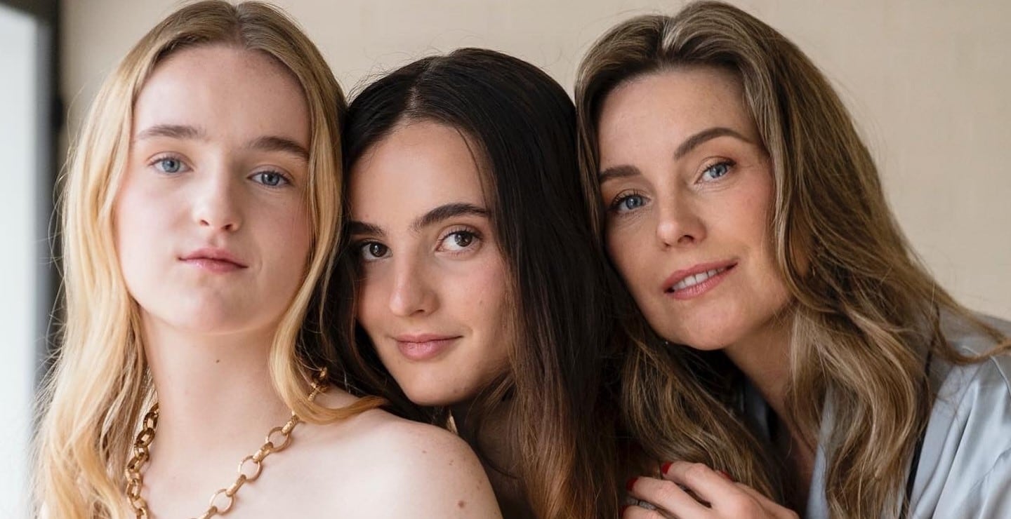 Ellas son María y Aitana, las hijas de Dominika Paleta y Fabián Ibarra