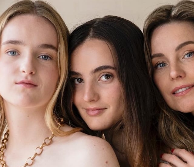Ellas son María y Aitana, las hijas de Dominika Paleta y Fabián Ibarra