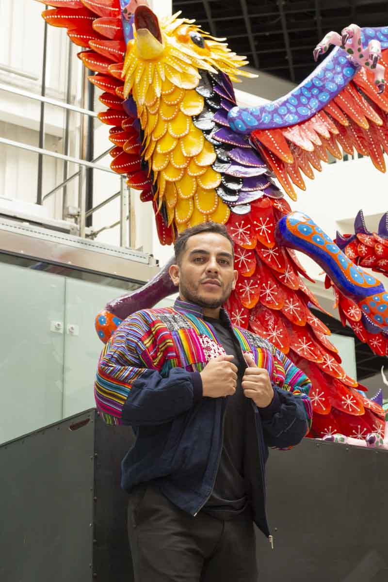 Jorge Ayala en el MAP. (Foto: Esteban Torreblanca)