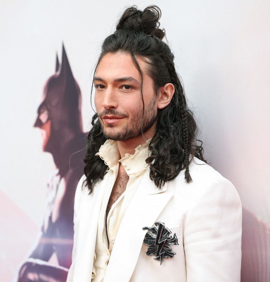 Ezra Miller en el estreno de la película "The Flash" en Hollywood, California / AFP