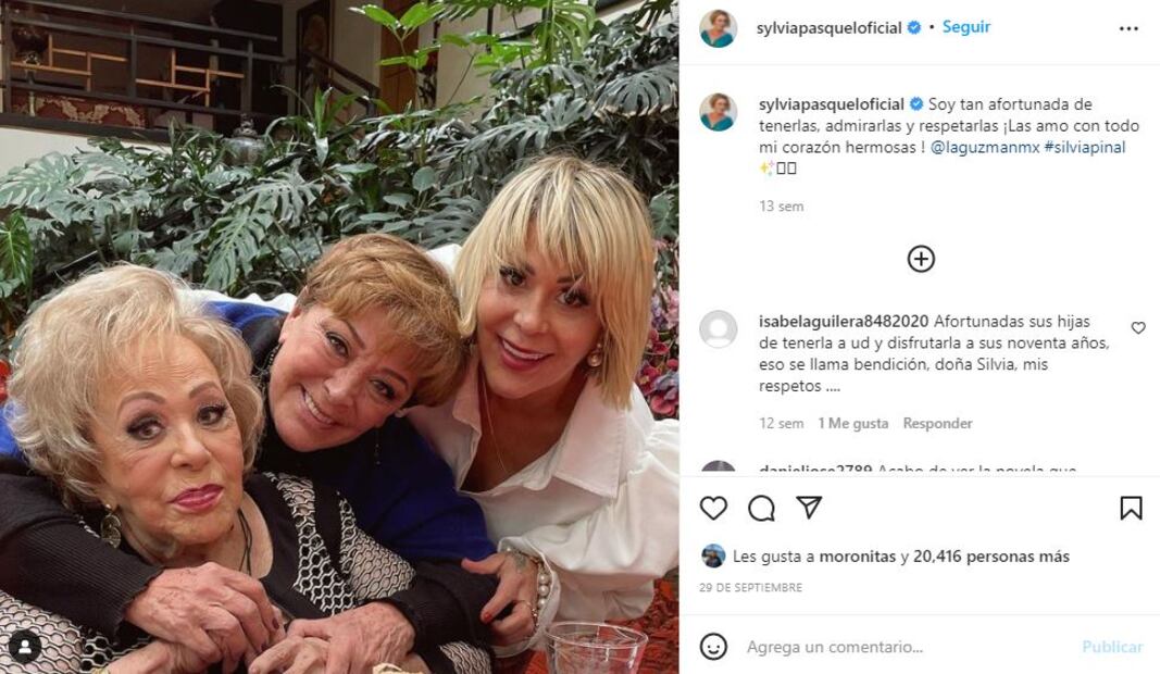 Silvia Pinal es dada de alta del hospital