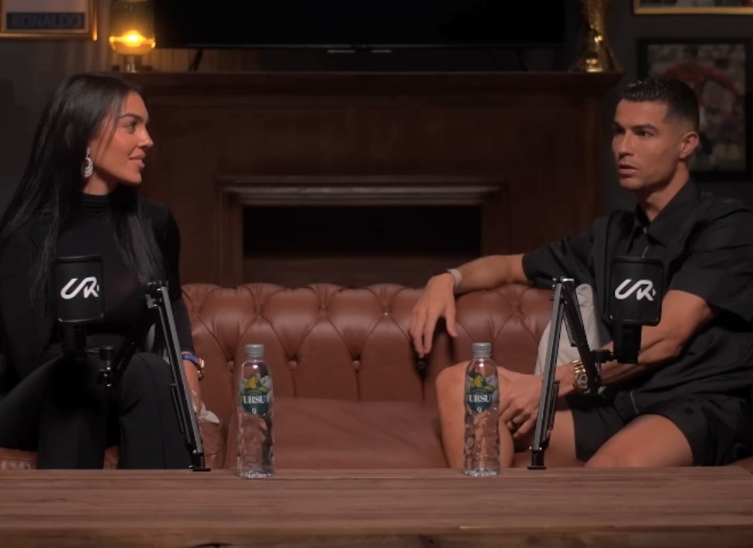 Cristiano Ronaldo junto a Georgina Rodríguez presentan su canal de YouTube UR / Foto: Captura de pantalla