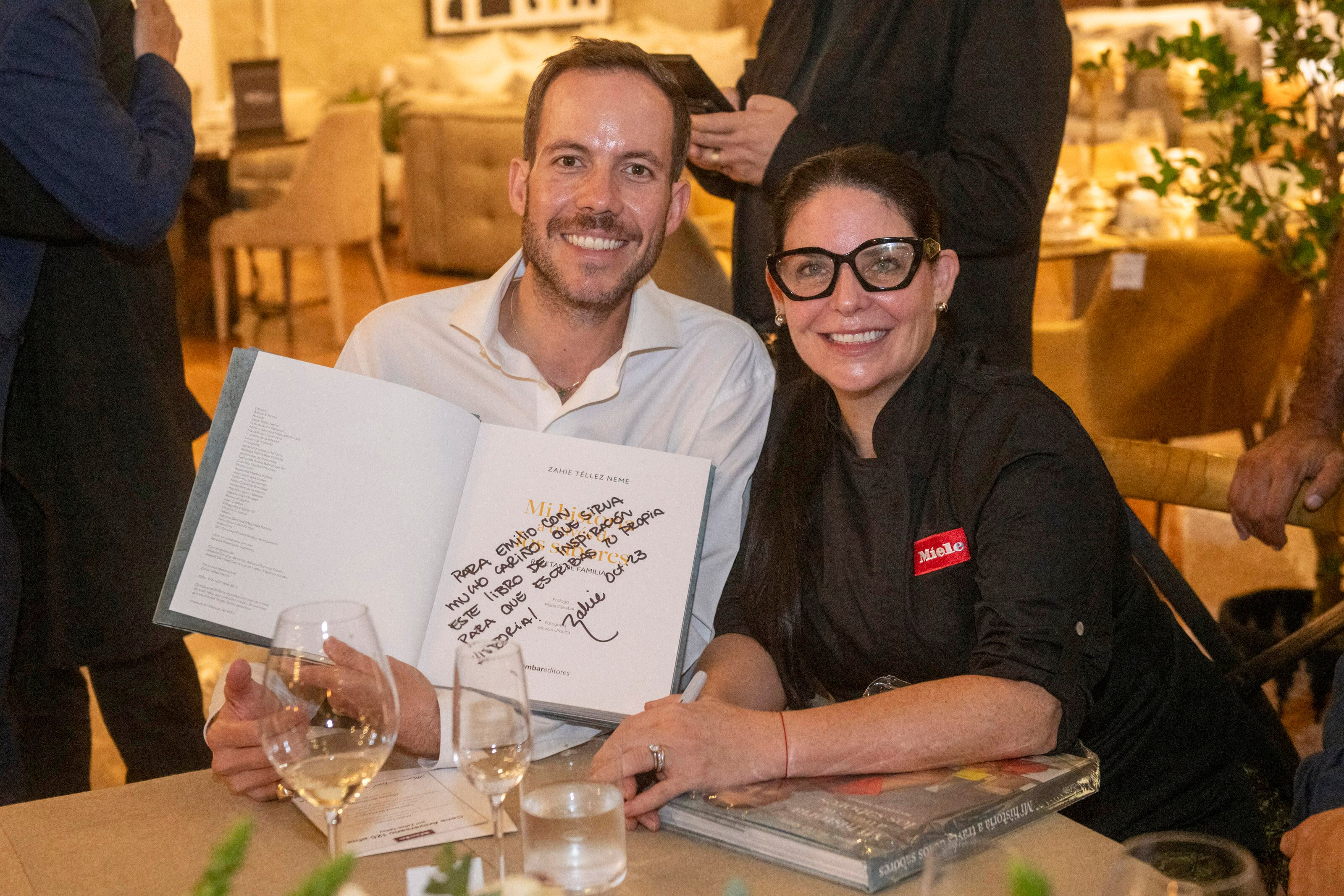 Emilio Álvarez y Zahie Téllez. (Foto: Especial)