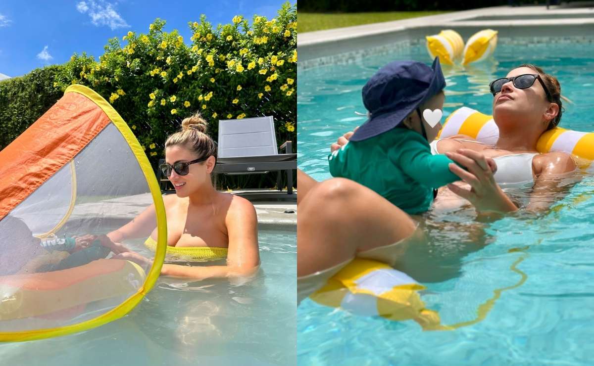 Sofía Rivera Torres junto a su hijo Ferrán / Foto: Especial @sofiariveratorres