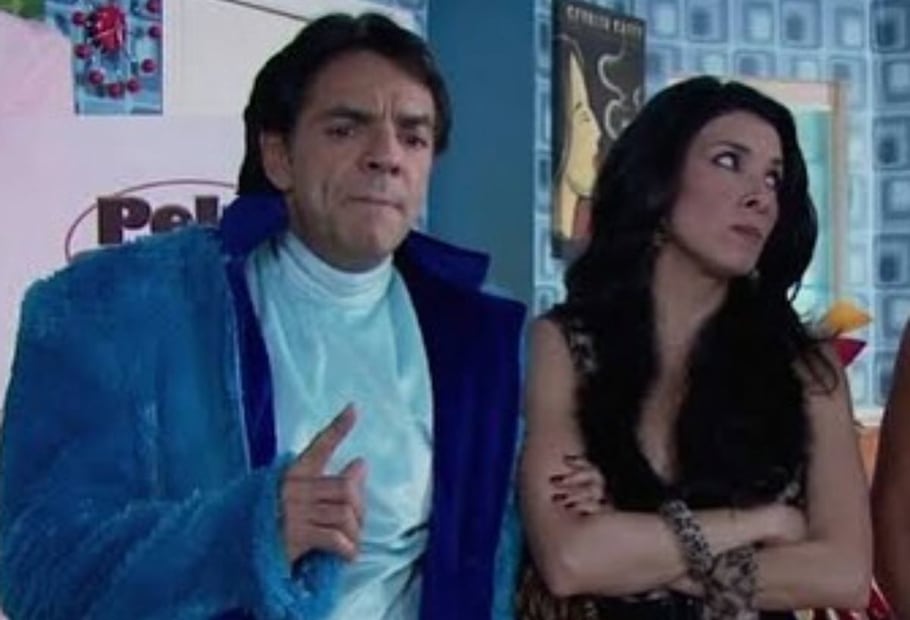 Dalilah Polanco y Eugenio Derbez en el set de 'La Familia P. Luche' / Foto: Instagram @polancodalilah