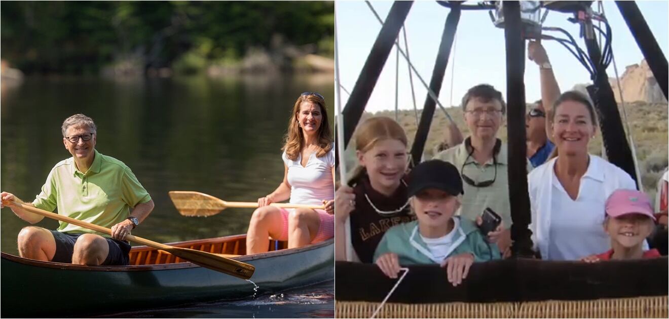 <p>Bill Gates, el hombre más rico del mundo por cuarto año consecutivo, tiene una familia hermosa, son su mayor tesoro.<strong> (Fotos: Facebook)</strong></p>
