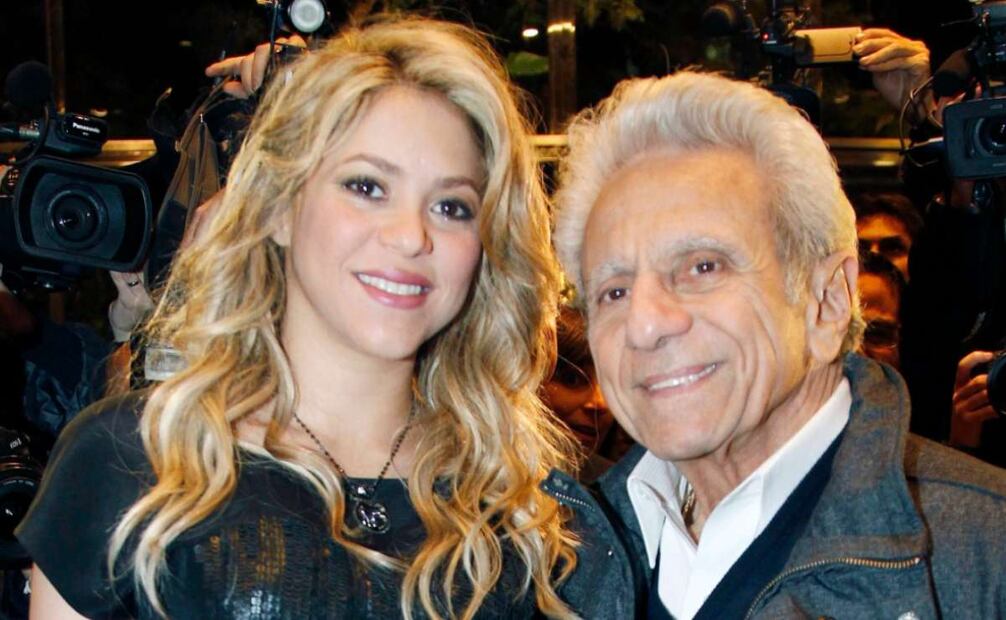 Shakira with William Mebarak, his dad / Photo: Getty Images