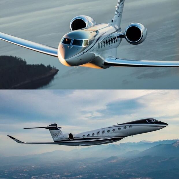 El nuevo jet privado de Jeff Bezos.